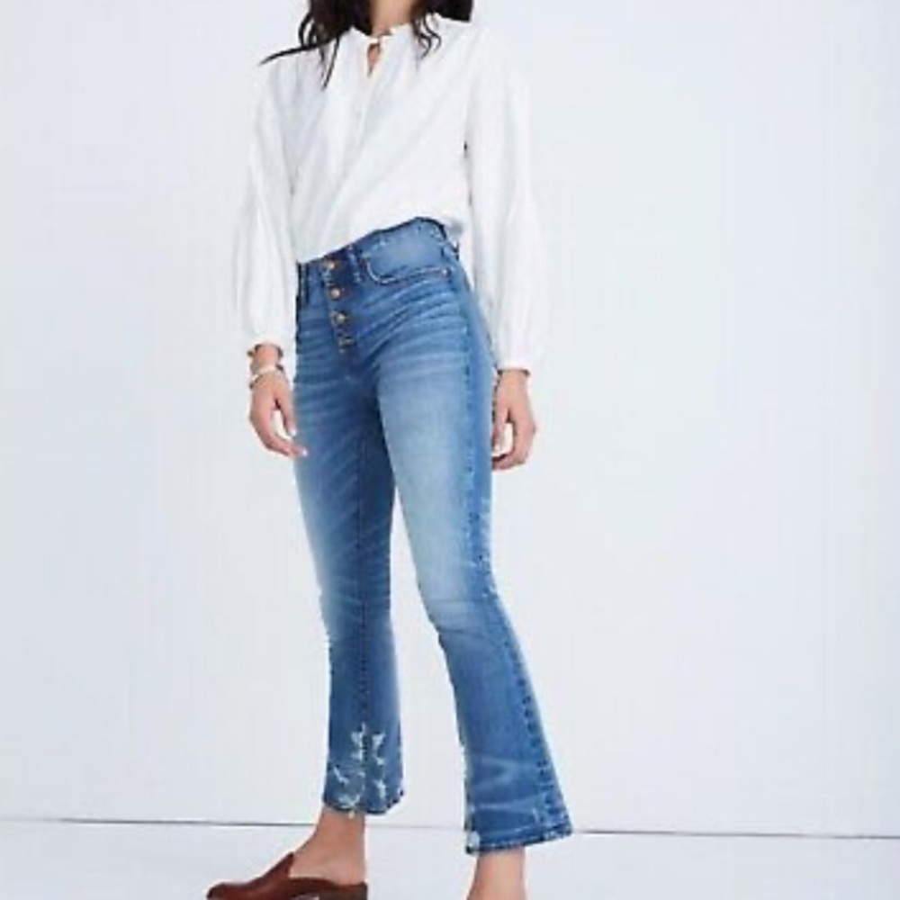 NWT Madewell Cali Demi Boot Jeans, size 23